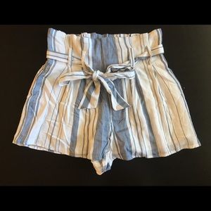 Paperbag waist shorts